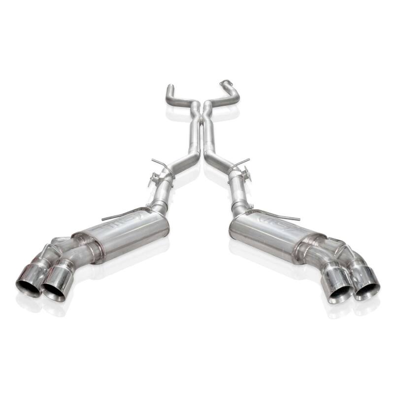 Stainless Works 2016+ Chevrolet Camaro SS 6.2L 3in Redline Cat-Back with AFM Valve NPP Valve 4in Quad Tips - photo 6