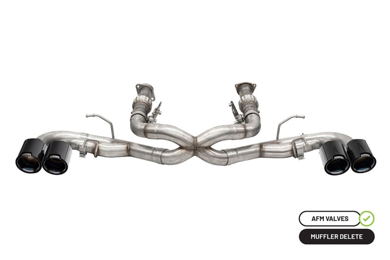 CORSA Performance 2020-2025 Chevrolet Corvette C8 RWD 3in Xtreme Cat-Back Exhaust with 4.5in Carbon Fiber Black PVD Tip - photo 4