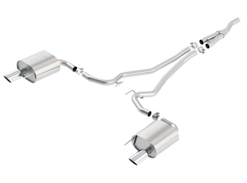 Borla Atak Cat-Back 2015-2017 Ford Mustang 2.3L EcoBoost MT/AT 2.25in pipe 4in tip