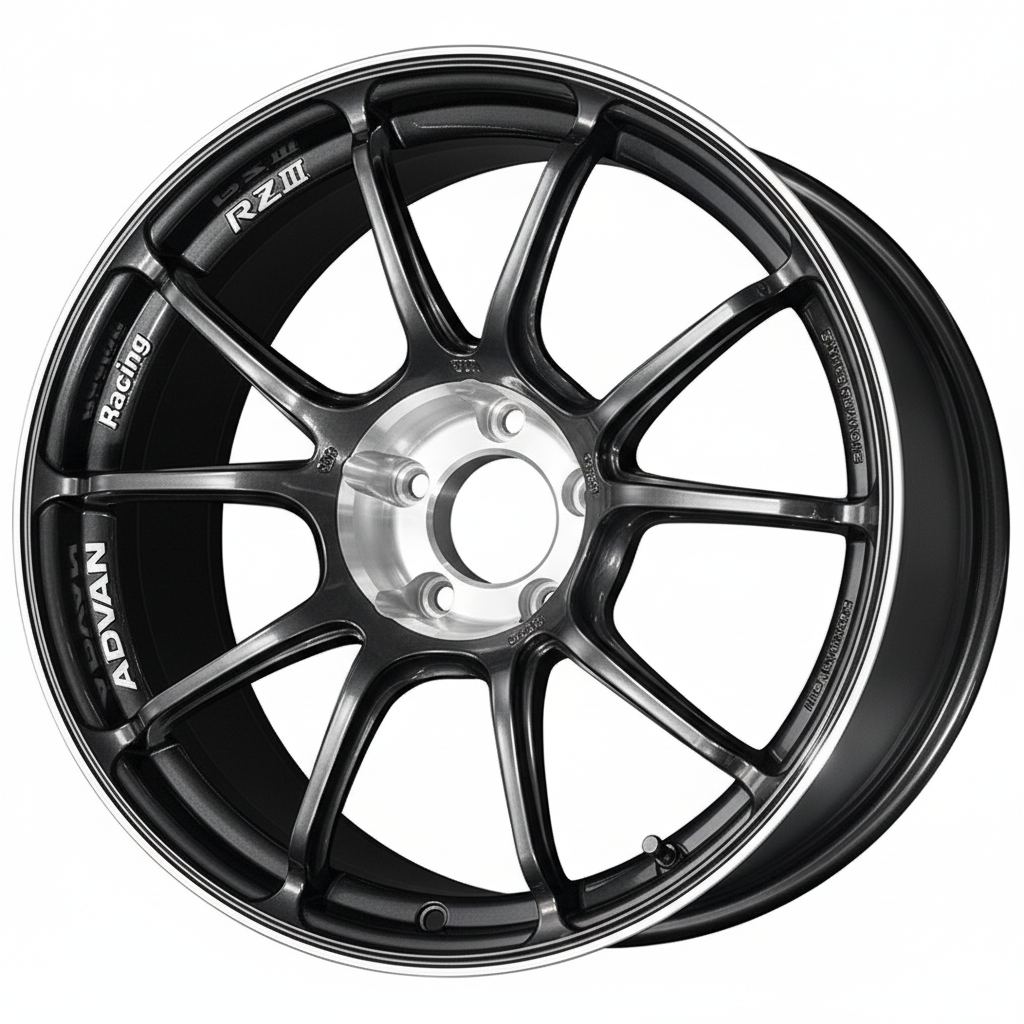 Advan Racing RZ III wheel in Black Gunmetallic and Diamond Cut
