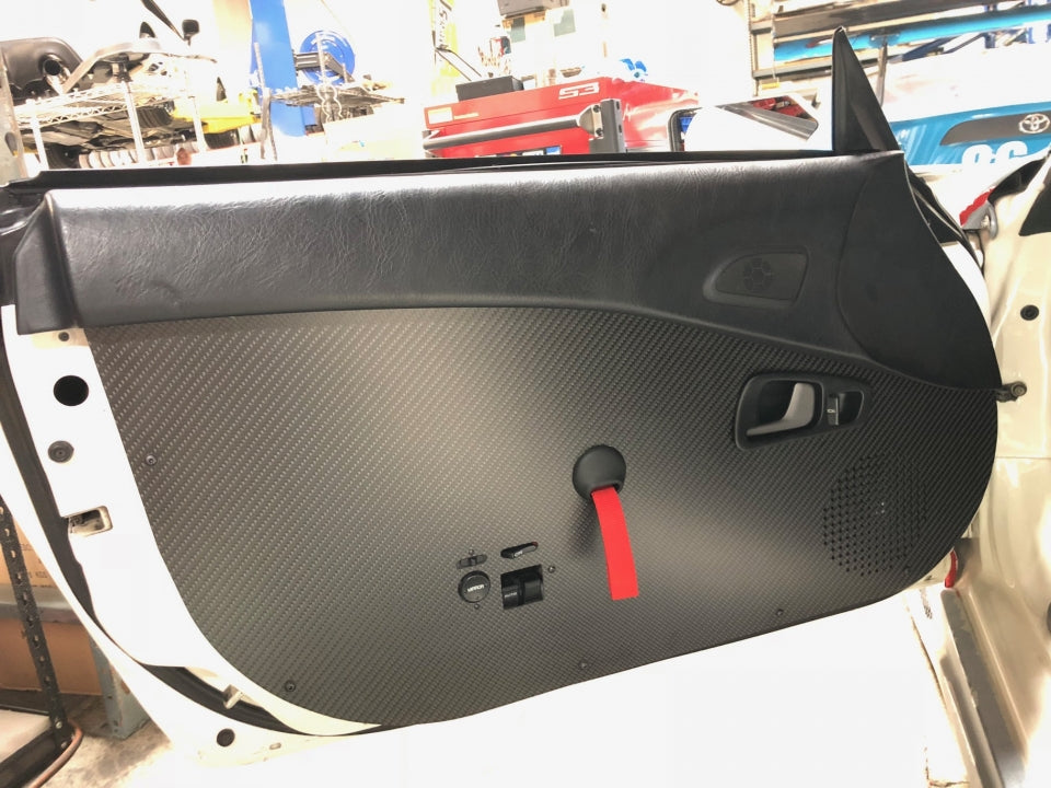 EVS Tuning Dry Carbon Door Cards - Honda S2000 (Door Straps Included)