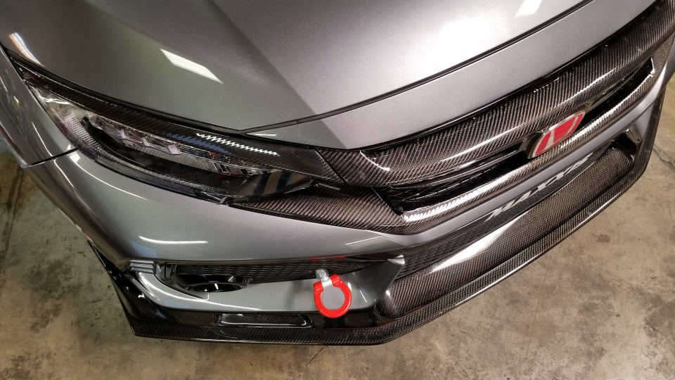 EVS Tuning Front Tow Hook Adapter Rev.2 - Honda Civic Type R (FK8) - photo 4