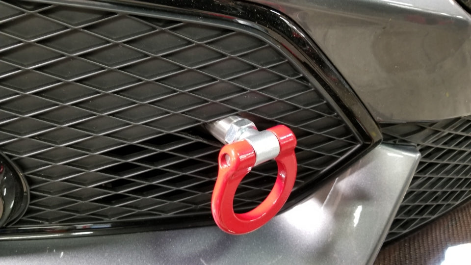 EVS Tuning Front Tow Hook Adapter Rev.2 - Honda Civic Type R (FK8) - photo 3