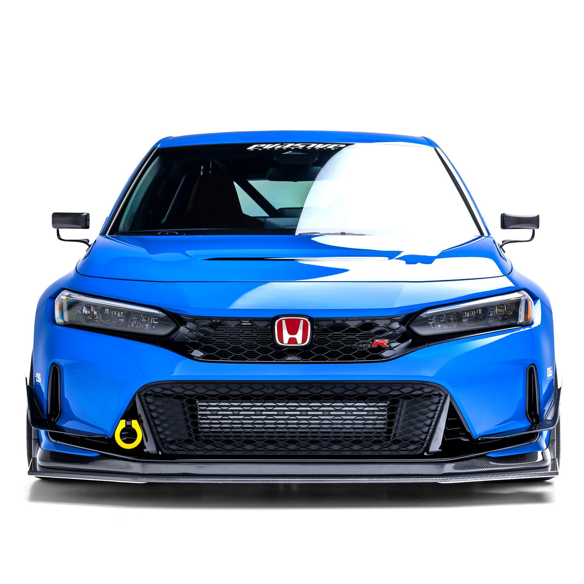 EVS Tuning carbon fiber front splitter for Honda Civic Type R FL5