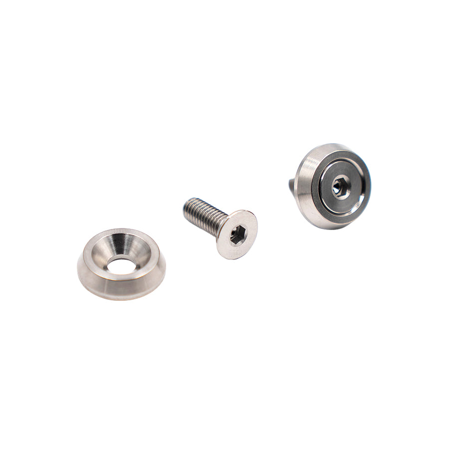 EVS Tuning Titanium License Plate Bolts M6 (Pair)