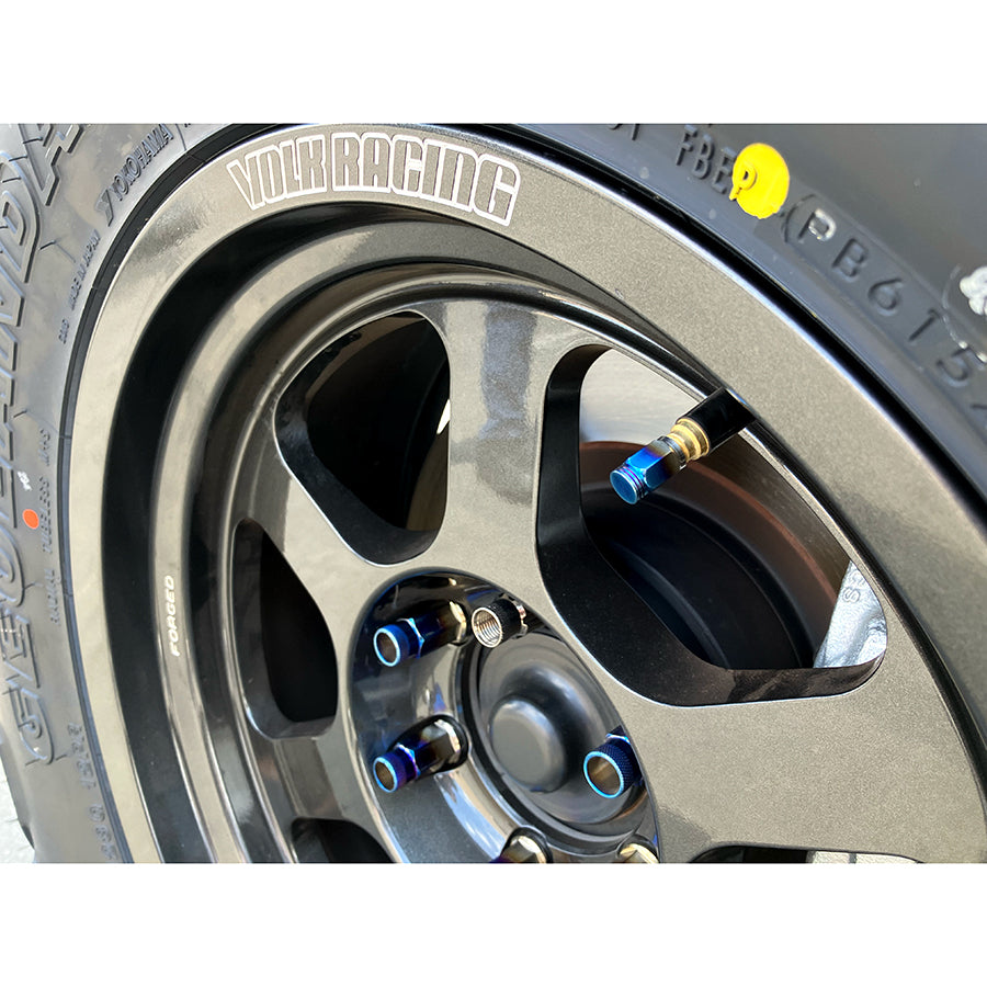 EVS Tuning Burnt Titanium Valve Stem Cap Set (4 Pieces) - photo 4