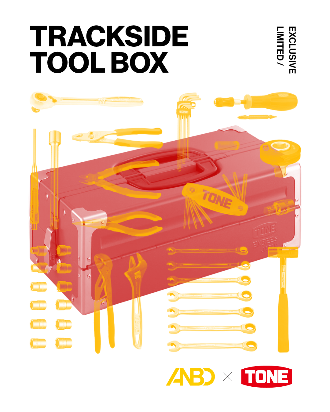ANBD X TONE TRACKSIDE TOOL BOX - PRE-ORDER SPECIAL