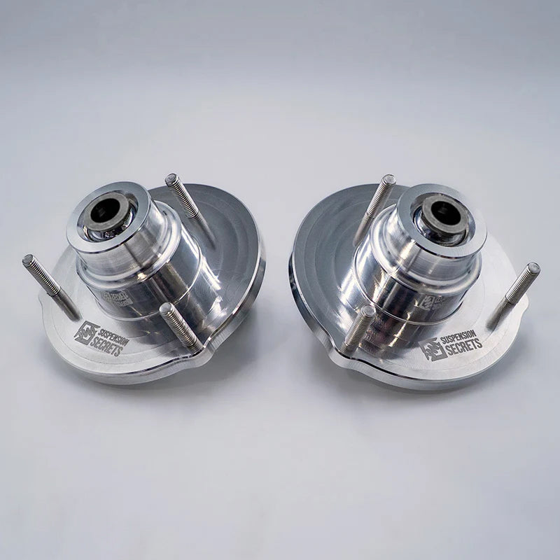 Suspension Secrets rear camber plate top mounts for Porsche 981 718 Cayman GTS