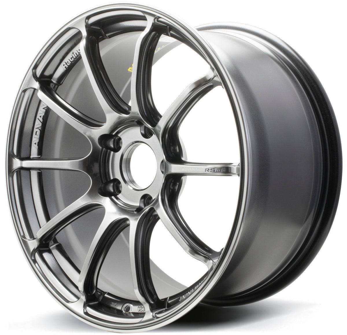 Advan Racing RSIII wheel in Racing Hyper Black and Ring