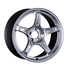 SSR GTX03 wheel shown in Platinum Silver
