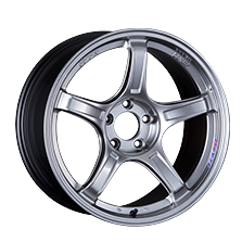 SSR GTX03 wheel shown in Platinum Silver
