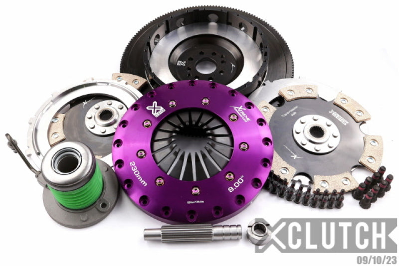 XCLUTCH 11-14 Ford Mustang GT 5.0L 9in Twin Solid Ceramic Clutch Kit