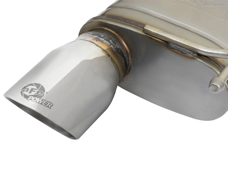 aFe MACH Force-Xp 2.5in 409 Stainless Axle-Back Exhaust with Stainless Tips 2015-2017 Ford Mustang I4-2.3L - photo 4