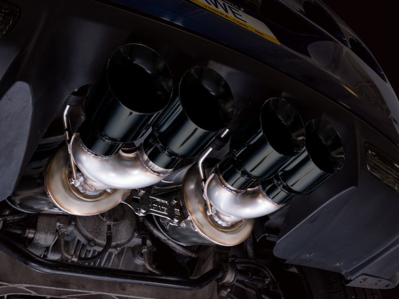 AWE Tuning C6 Chevrolet Corvette Z06/ZR1 Touring Edition Axle-Back Exhaust with Diamond Black Tips - photo 3