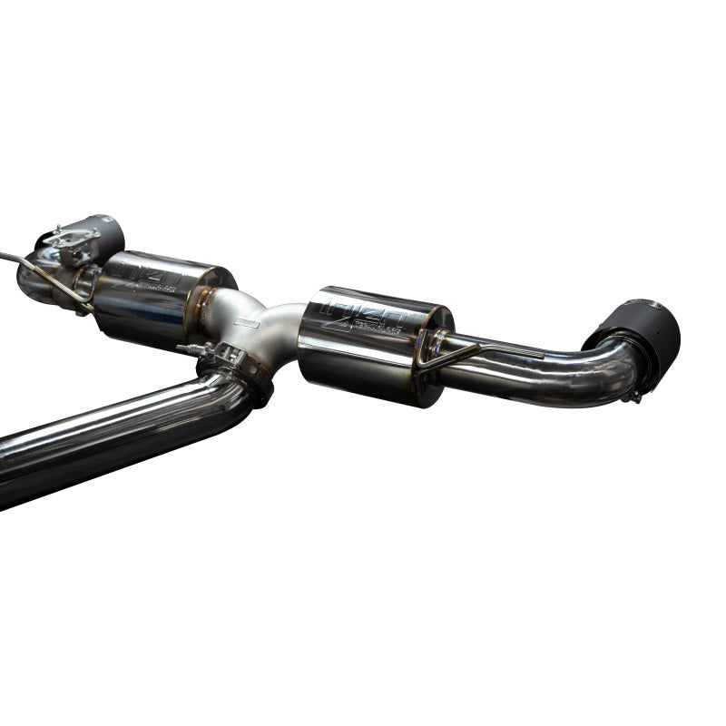 Injen 2020-2021 Toyota Supra 3.0L Turbo 6cyl SS Cat-Back Exhaust with Carbon Fiber Tips - photo 3