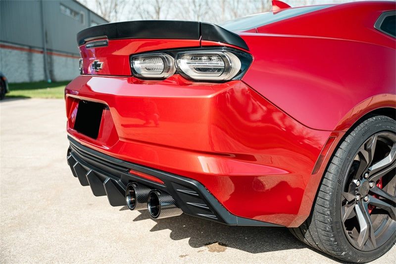CORSA Performance 2016-2024 Chevrolet Camaro SS / ZL1 Valved Axle-Back Exhaust with Black Carbon Fiber Quad Tips - photo 2