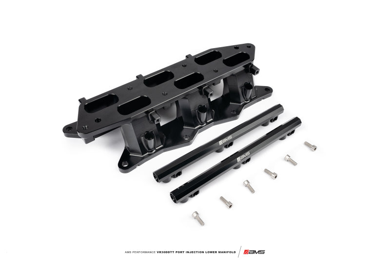 AMS Performance 2023+ Nissan Z Port Injection Lower Manifold - Black (amsAMS.47.08.0001-1)