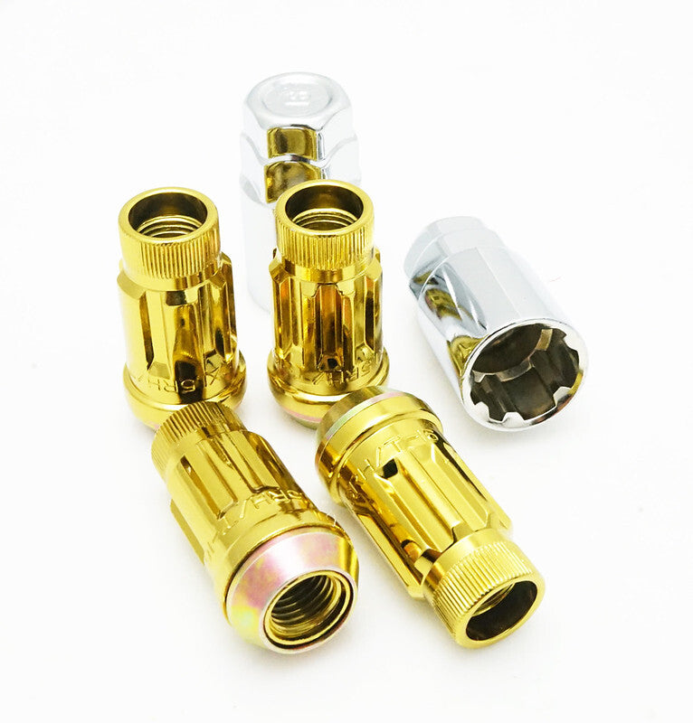 Muteki SR45R Lug Nut Kit Lock Set 12x1.25 45mm - Yellow (34937Y)