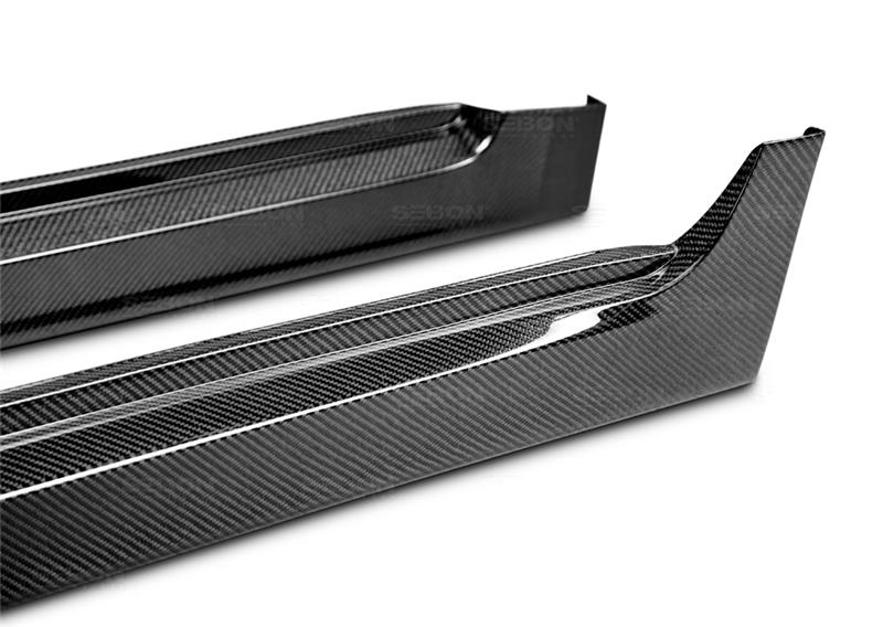 Seibon 2008-2010 Subaru STI Carbon Fiber Side Skirts - photo 4