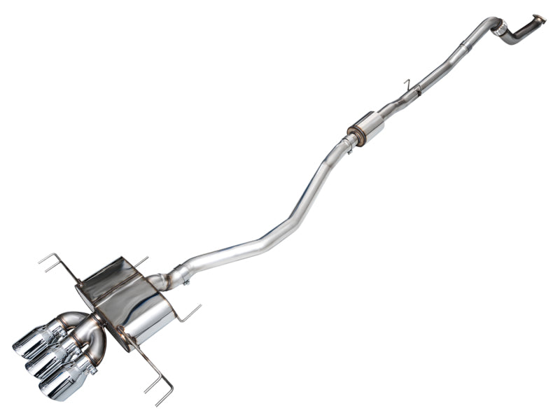 AWE Tuning 2023 Honda Civic Type R FL5 Touring Edition Exhaust with Triple Chrome Silver Tips