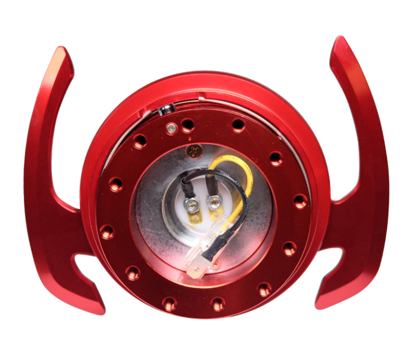 NRG Quick Release Kit Gen 4.0 - Red Body / Red Ring w/ Handles (SRK-700RD) - photo 3