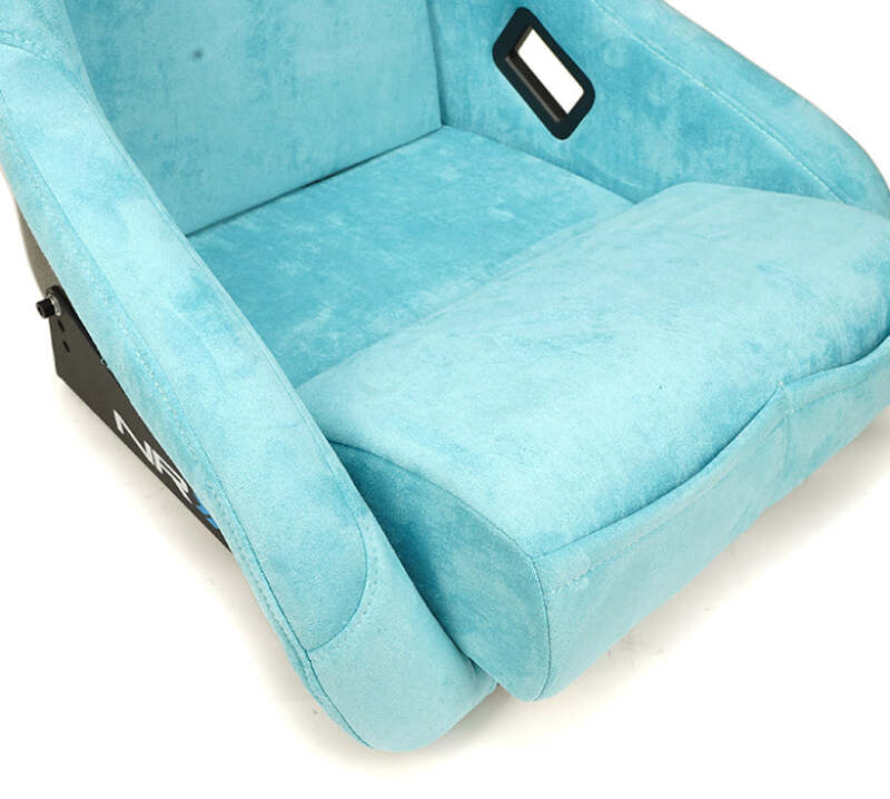 NRG FRP Bucket Seat ULTRA Edition W/ Grey Pearlized Back / Teal Microfiber Material - Large (FRP-302TL-ULTRA) - photo 7
