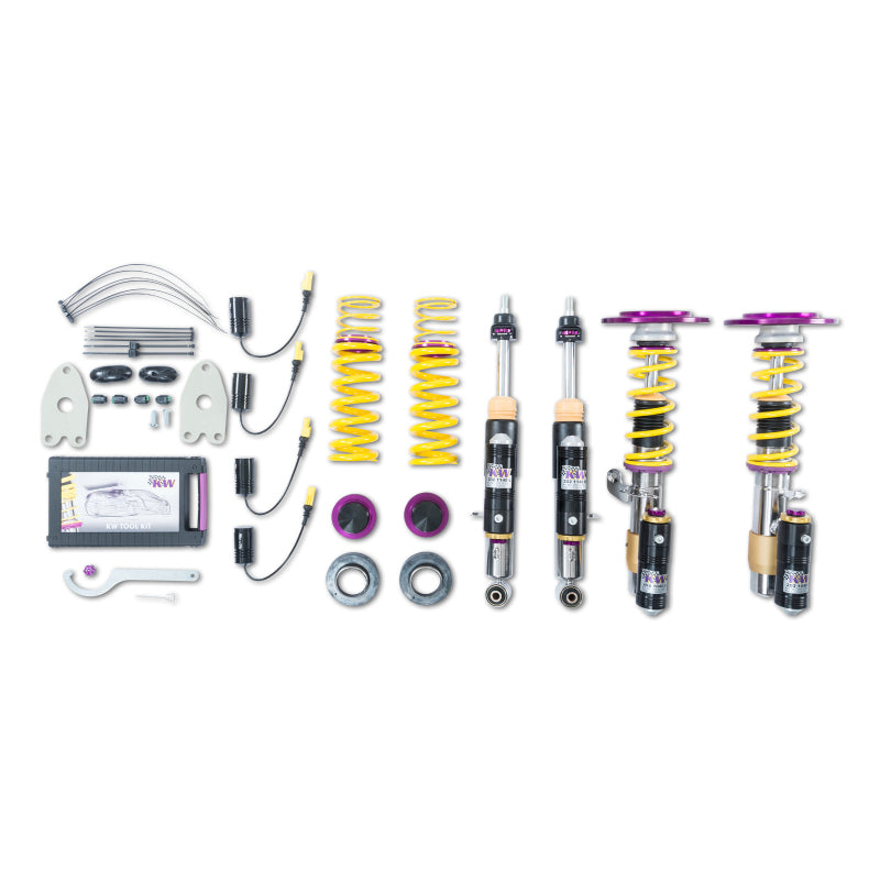 KW V4 Coilover Kit for BMW M3 (F80) / M4 (F82) w/ Electronic Suspension (3A7200AP)