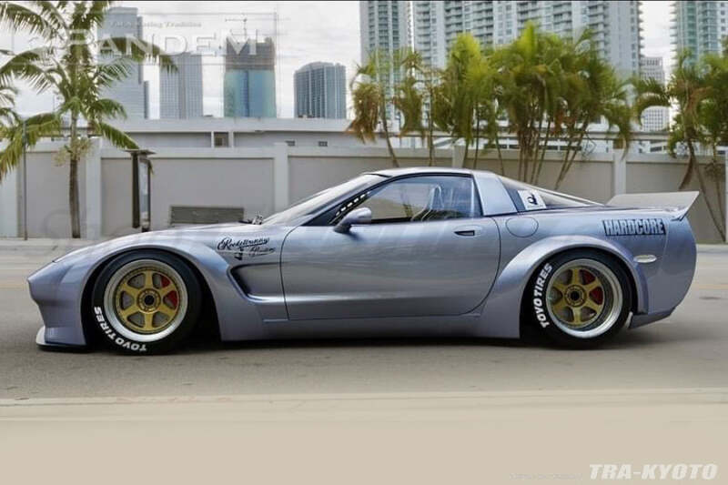 GReddy Pandem 1997-2004 Chevrolet Corvette C5 Fastback Coupe Rocket Bunny Full Widebody Aero Kit w/ Wing - photo 3