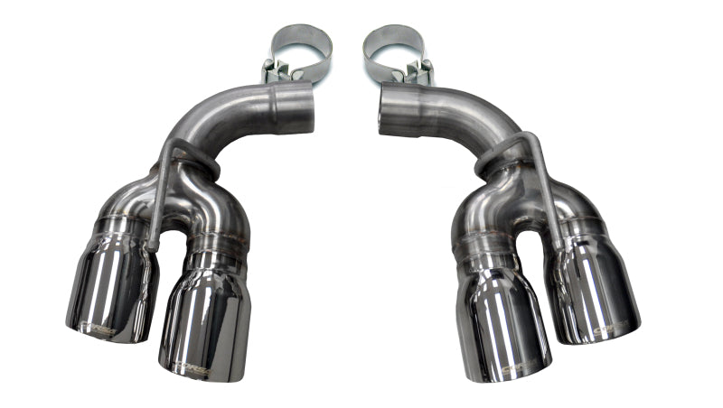 CORSA Performance 2017-2024 Chevrolet Camaro SS 2.75in Inlet / 4in Outlet Polished Tip Kit (For Corsa Exhaust Only)