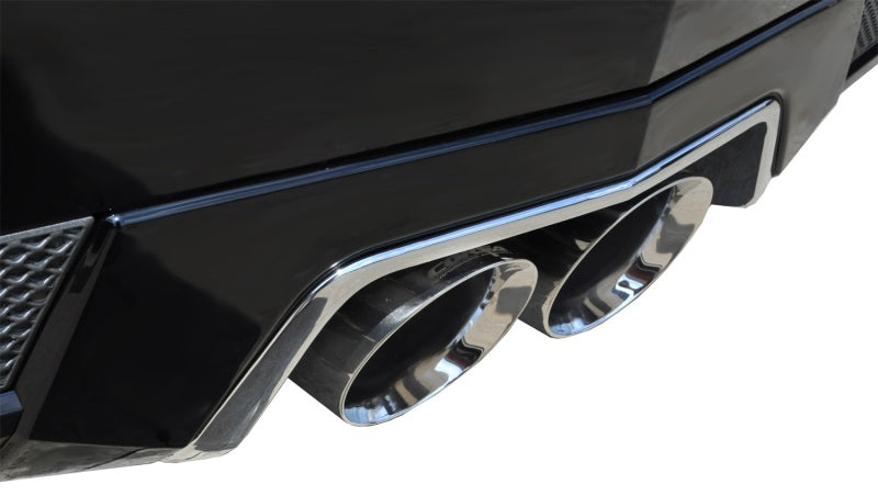 CORSA Performance 2011-2015 Cadillac CTS Coupe V 6.2L V8 Polished Sport Axle-Back Exhaust - photo 2
