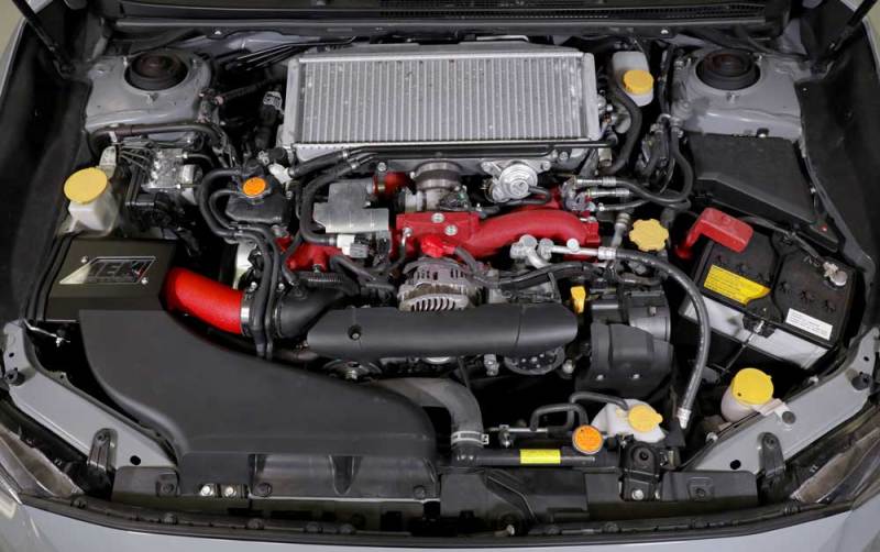 AEM Induction 2019 Subaru WRX STI 2.5L Cold Air Intake - Wrinkle Red (aem21-863WR) - photo 4