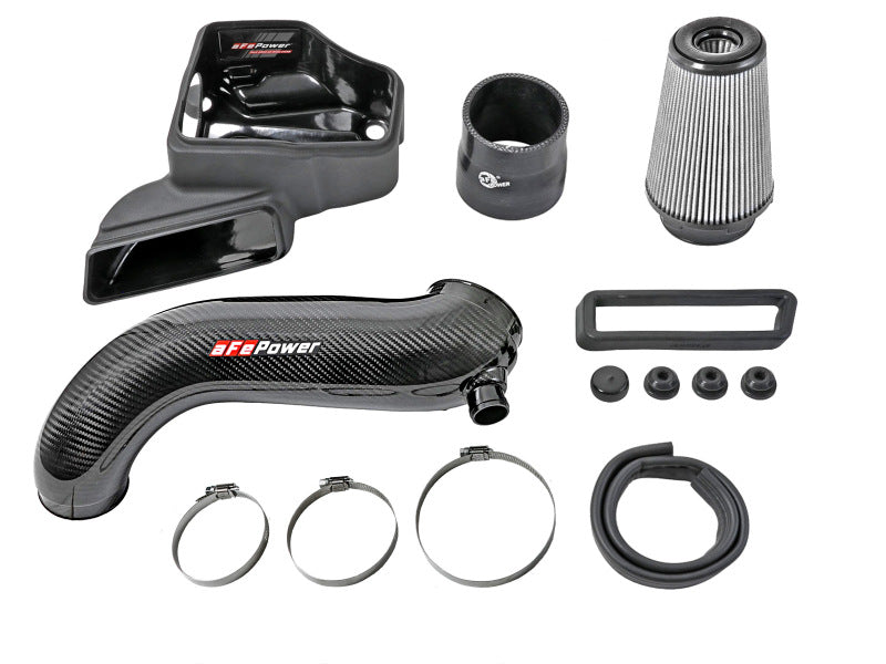 aFe 2015-2019 VW Golf R (MKVII) L4-2.0L (t) Track Series Carbon Fiber Intake System w/ Pro DRY S Filter (afe57-10016D) - photo 2