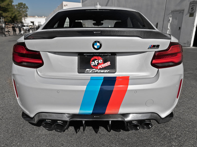 aFe MACH Force-Xp Exhausts Cat-Back SS 2019-2021 BMW M2 Competition L6-3.0L with Black Tips - photo 4