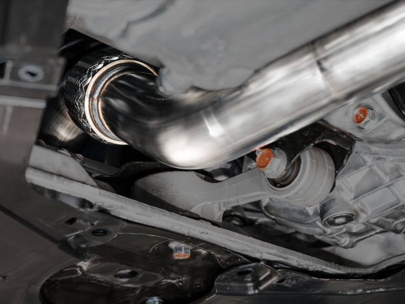 AWE Tuning 2024 Acura Integra Type S DE5 FWD Track Edition Exhaust with Triple Diamond Black Tips - photo 4