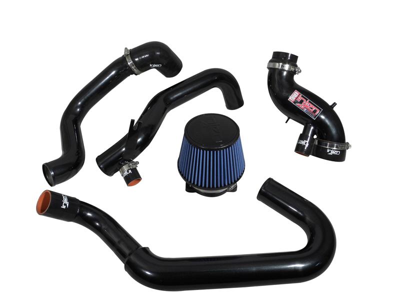 Injen 2003-2006 Evo 8/9/MR Cast Aluminum Intake System w/ Full Intercooler Piping Black Short Ram Intake (injSP1898BLK) - photo 3