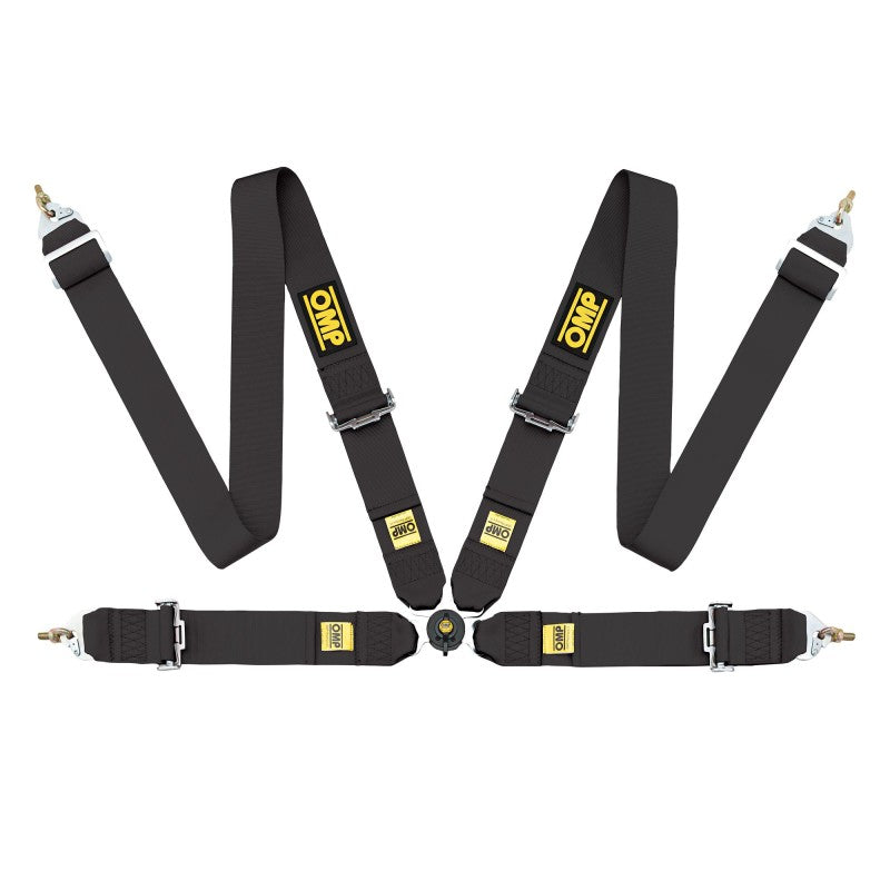 OMP Safety Harness First 3in 4 Points Black FIA 8854/98 (DA0-0801-B01-071)