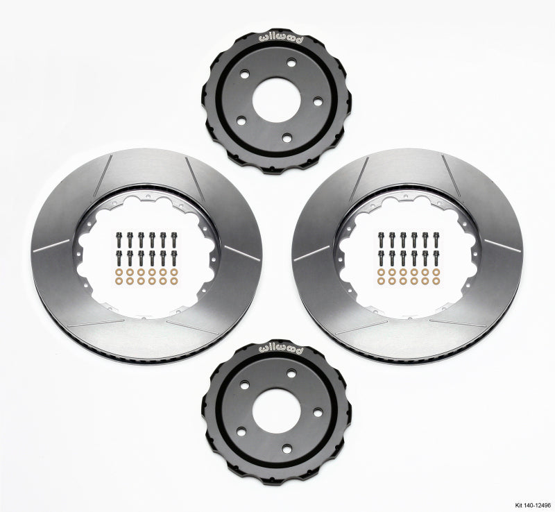 Wilwood 2005-2013 Chevrolet Corvette C6 Z51/Z06 Pro-Matrix Front Hat & Rotor Kit (14in) - Slotted
