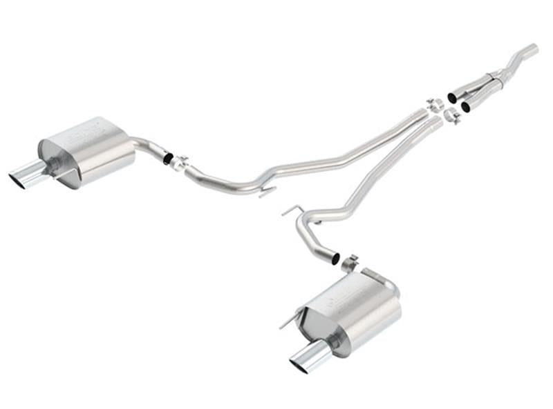 Borla Atak Cat-Back 2015-2017 Ford Mustang 2.3L EcoBoost MT/AT 2.25in pipe 4in tip - photo 4