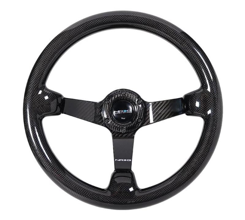 NRG Forged Carbon Fiber Steering Wheel (350mm / 3in. Deep) (ST-036FC) - photo 2