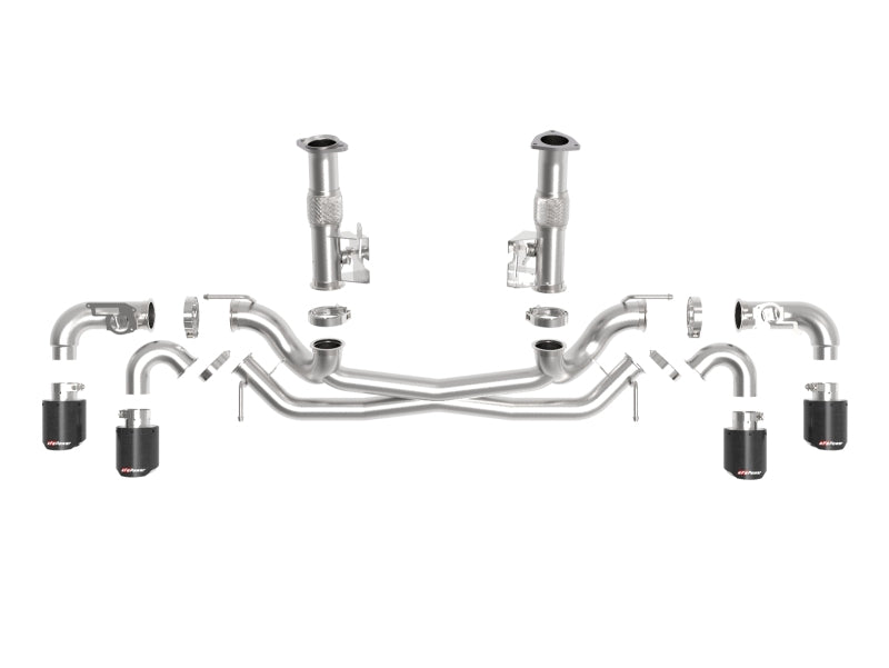aFe MACH Force-Xp 304 Stainless Steel Cat-Back Exhaust Carbon 2020 Chevrolet Corvette C8 - photo 5