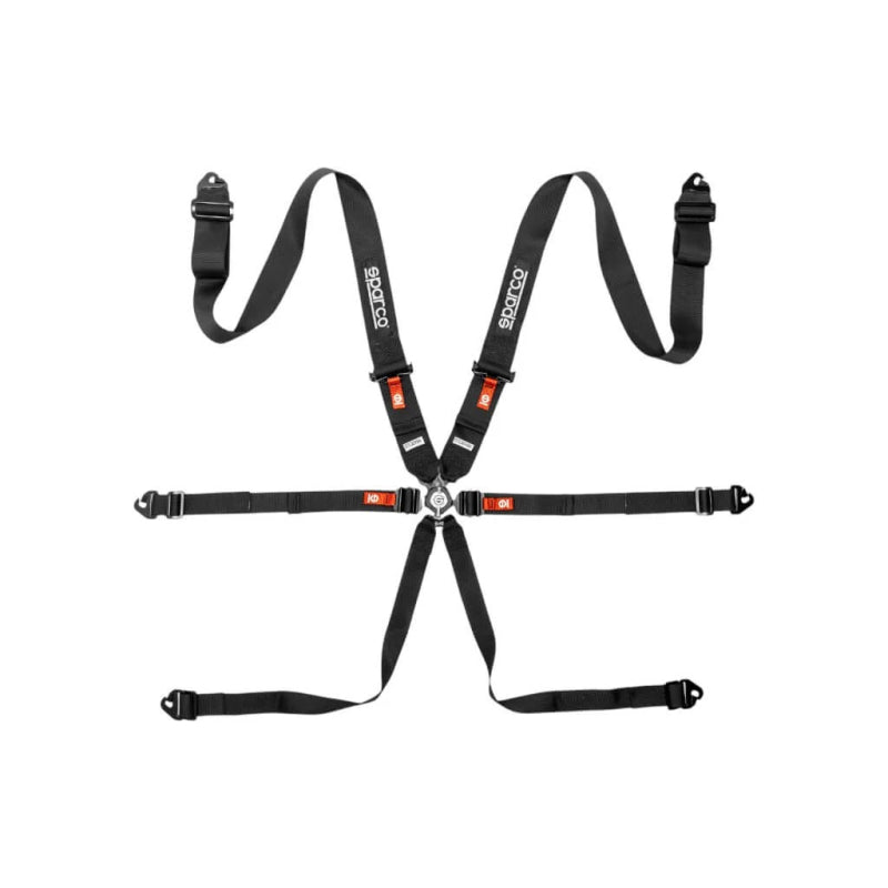 Sparco Belt COMP H3 PD 6PT STEEL Black (BRN0054B0K0100N)