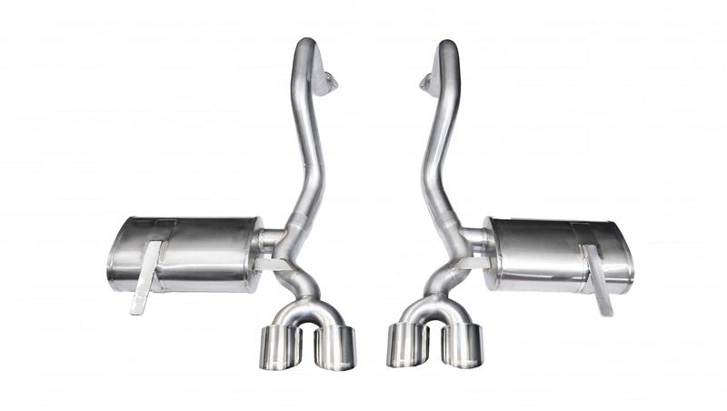 CORSA Performance 1997-2004 Chevrolet Corvette C5 Z06 5.7L V8 Polished Xtreme Axle-Back Exhaust - photo 4