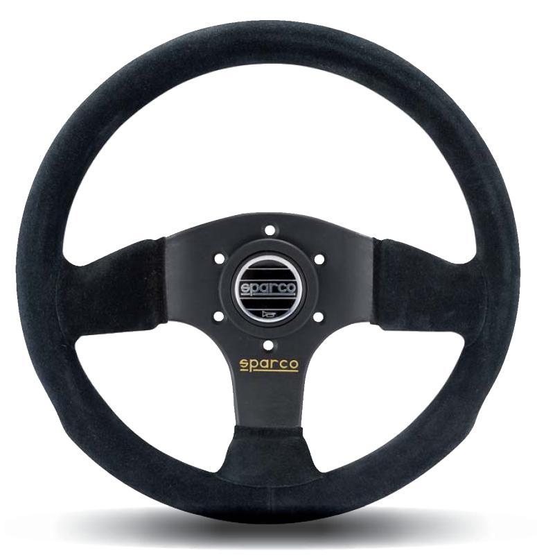 Sparco Steering Wheel 300 Suede Black (015P300SN)