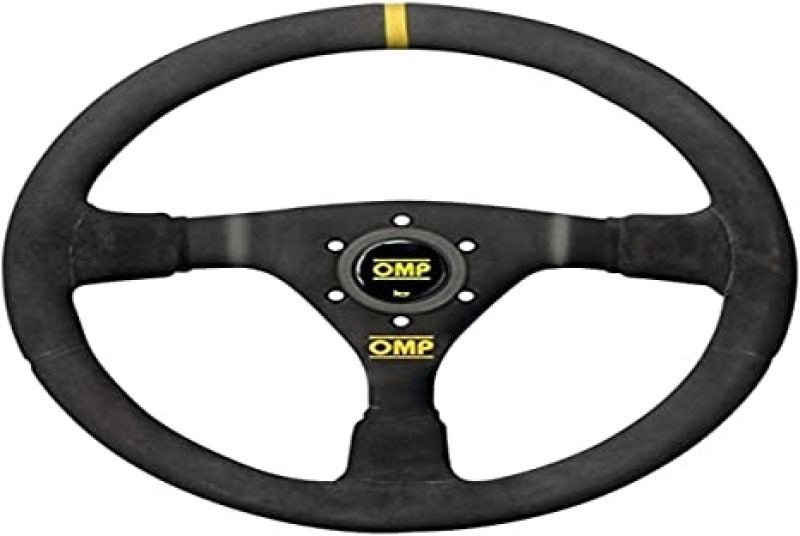 OMP WRC Mid-Depth 350mm Dished - Small Suede (Black) (OD0-1979-071)
