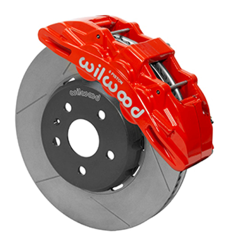 Wilwood 2016-2019 Chevrolet Camaro SS SX6R Front Big Brake Kit (14in) - Red / Slotted