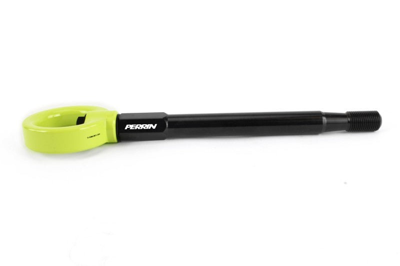 Perrin 08-14 Subaru WRX & STI / 08-11 Impreza / 05-09 Legacy Tow Hook Kit (Front) - Neon Yellow (PSP-BDY-231NY) - photo 2