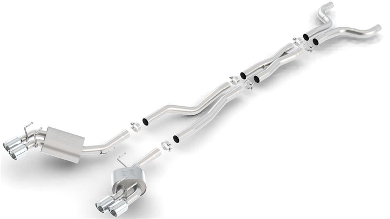 Borla 2012-2014 Chevrolet Camaro ZL1 Coupe 6.2L 8cyl AT/MT 6spd RWD Aggressive ATAK Cat-Back Exhaust - photo 3