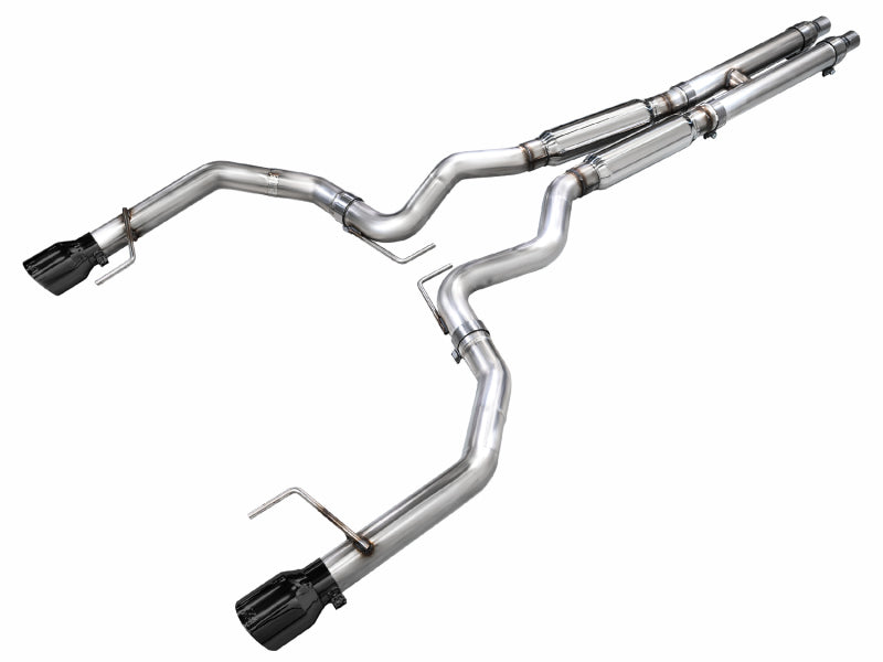 AWE Tuning 2024 Ford Mustang GT Fastback S650 RWD Track Edition Cat-Back Exhaust with Dual Diamond Black Tips - photo 2