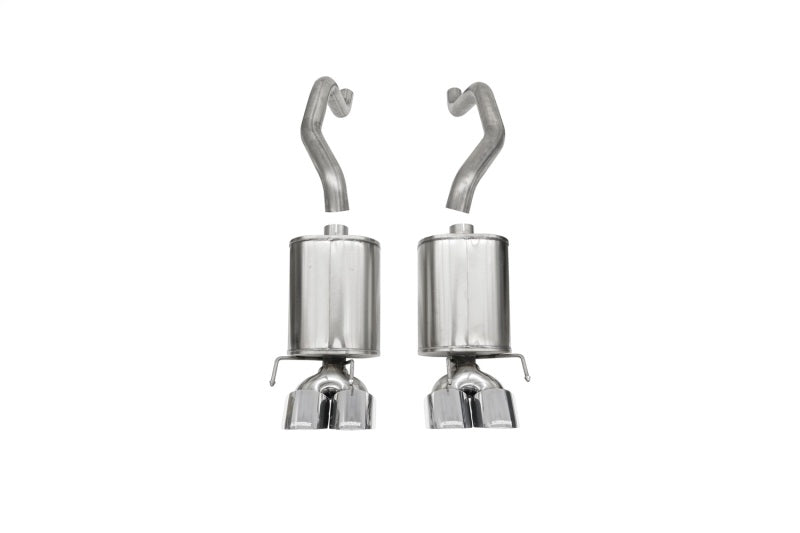 CORSA Performance 2009-2013 Chevrolet Corvette (C6) 6.2L Polished Xtreme Axle-Back Exhaust with 4.5in Tips - photo 4