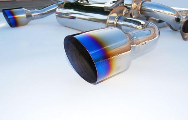 Invidia 2002-2008 Nissan 350z Gemini Single Layer Titanium Tip Cat-Back Exhaust - photo 2